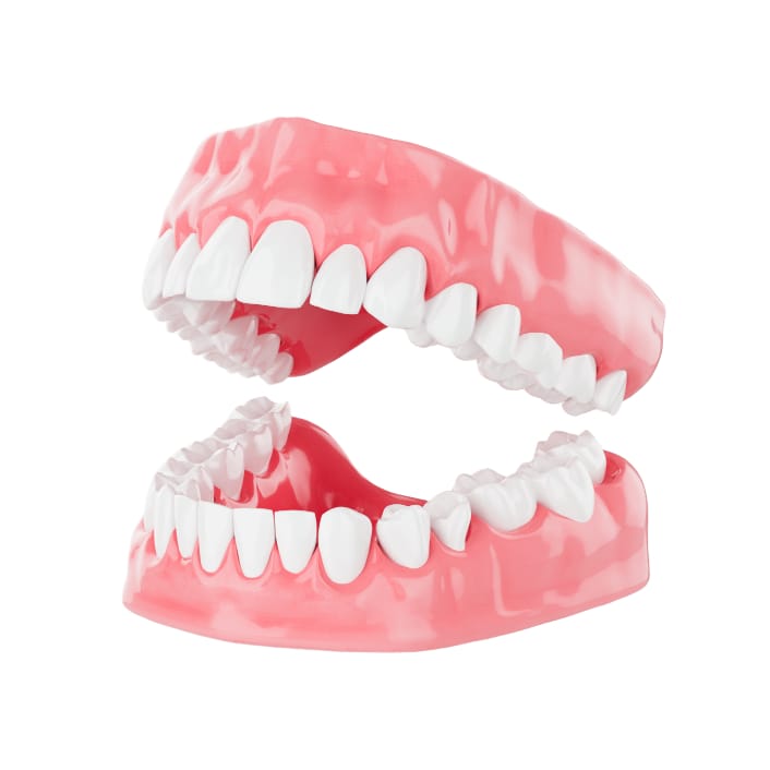 3D image of full denture